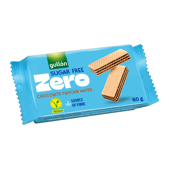 Gullon napolitane fara zahar cacao, 60g