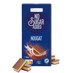 No Sugar Added ciocolata nugat, 100g 